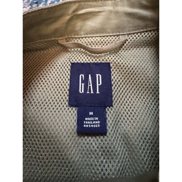 Vintage Gap Women’s Army Green Utility Military Jacket Size Medium Y2K Outdoors - Picture 5 of 9